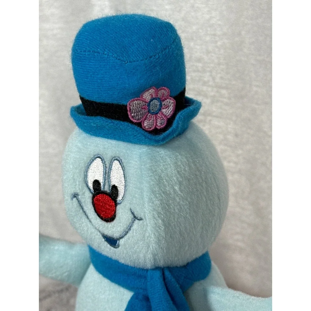 Frosty the Snowman Plush Toy Blue Hat Scarf Stuffed Animal Childrens Gift‎